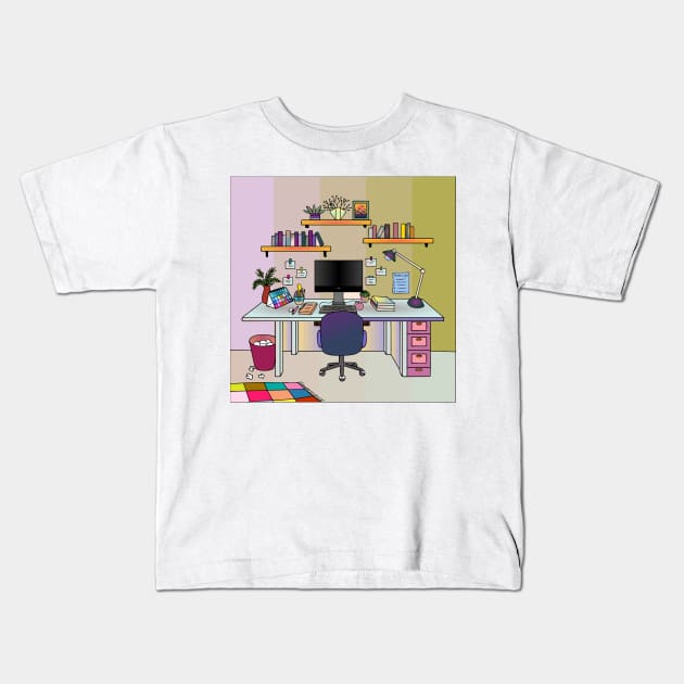 Indoors 68 (Style:1) Kids T-Shirt by luminousstore